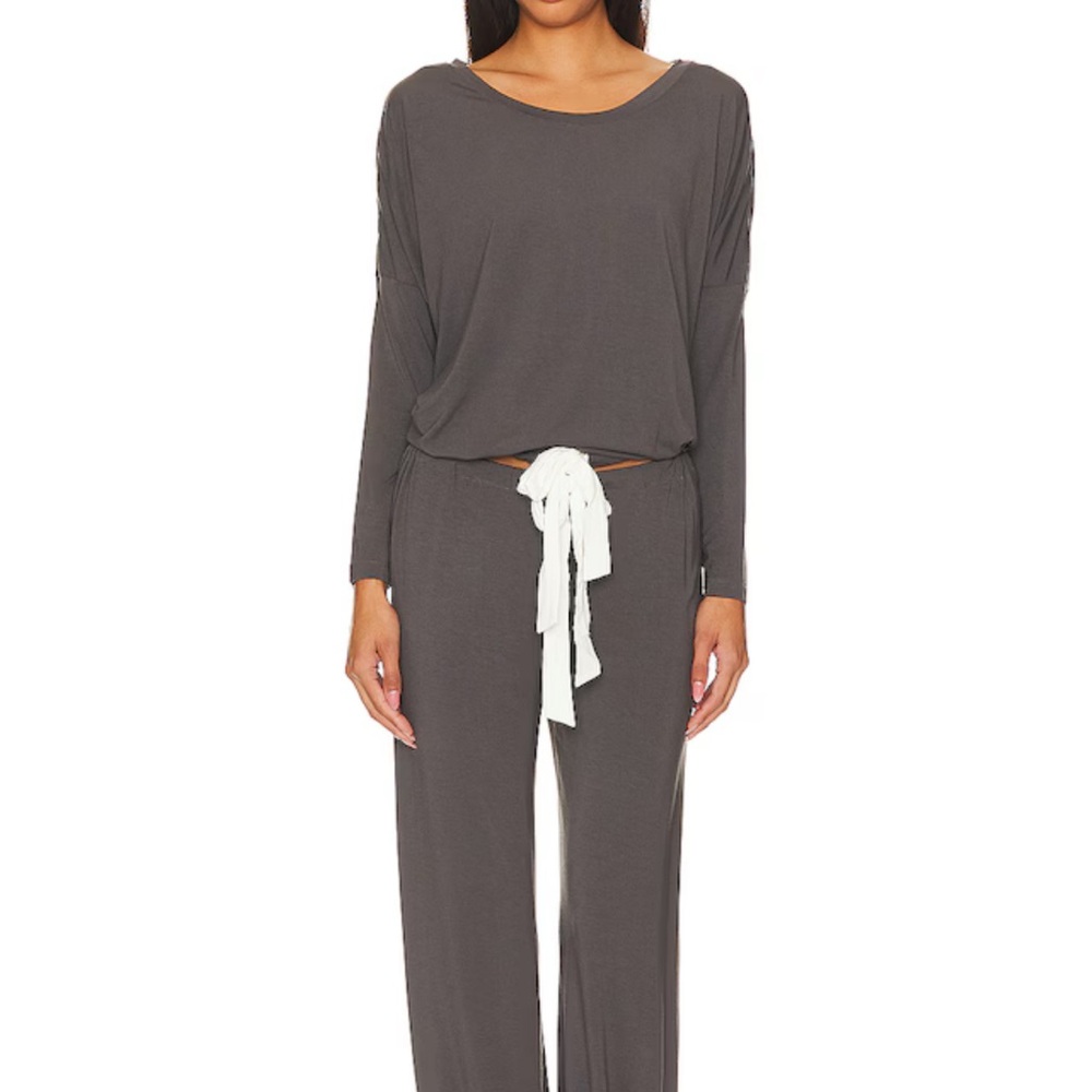Eberjey Gisele TENCEL™ Modal Slouchy PJ Set in Charcoal